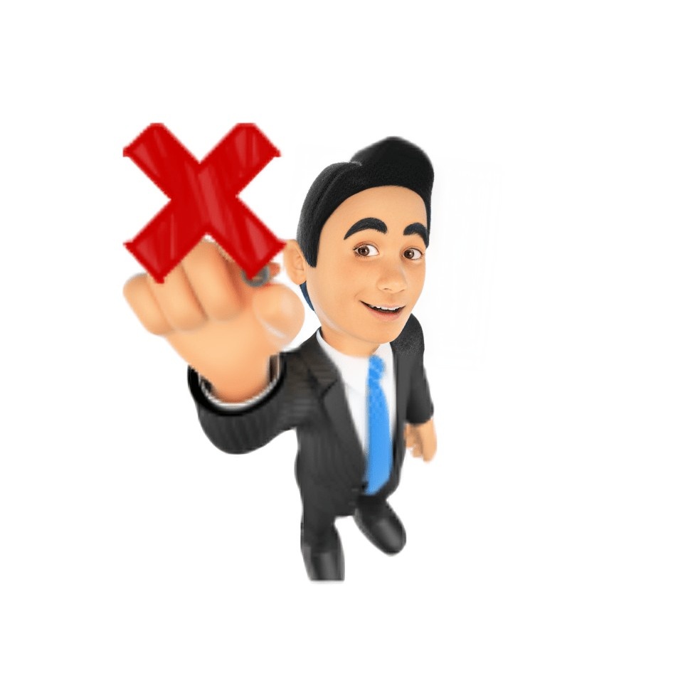 Person holding a red cross symbol.